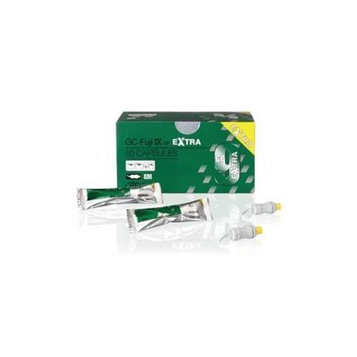 GC 002536 Fuji IX GP Extra Glass Ionomer Restorative Cement Capsules A3 50/Pk GC 002536 Fuji IX GP Extra Glass Ionomer Restorative Cement Capsules A3 50/Pk